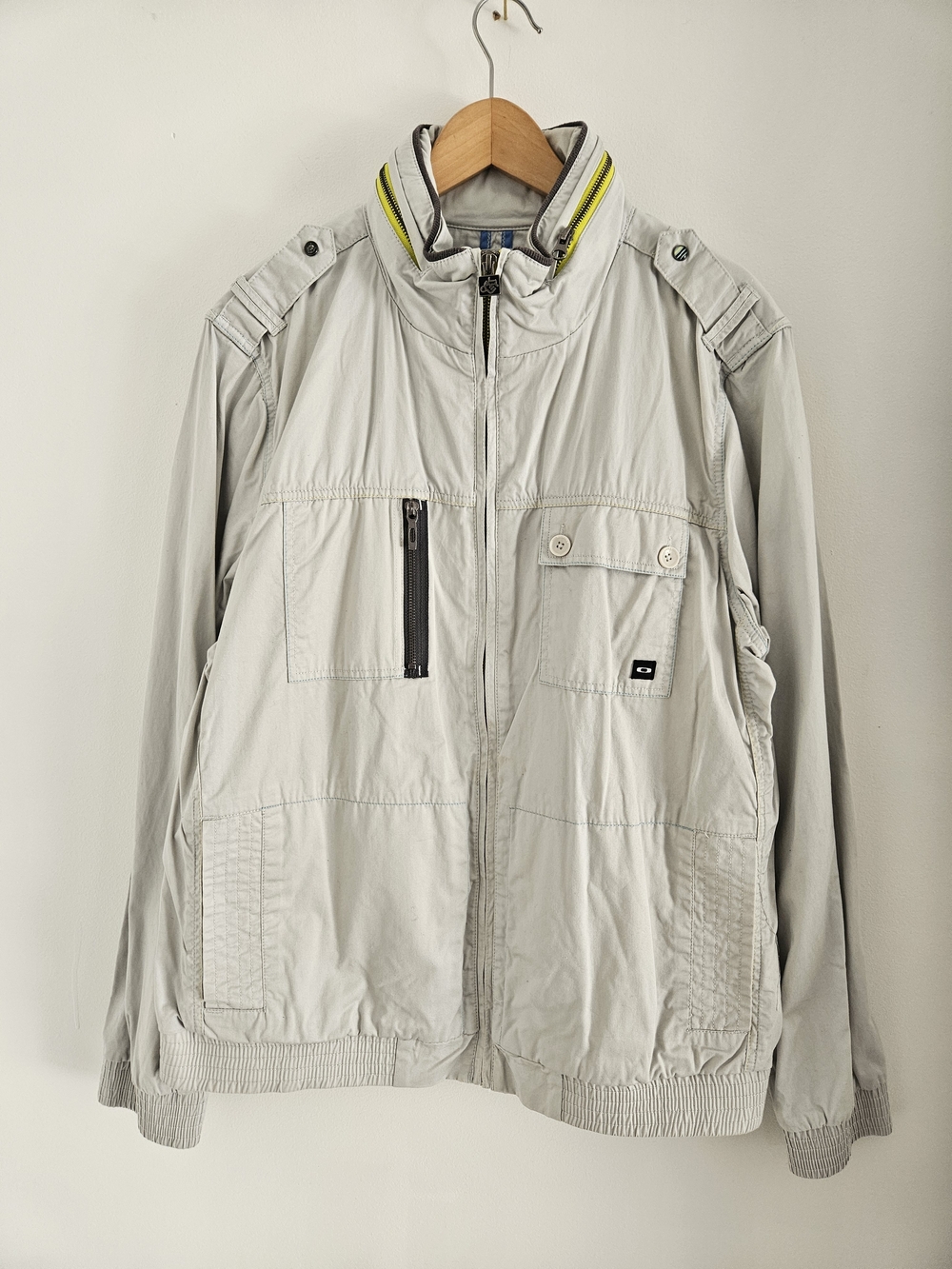 Oakley Utility Jacket Mens Extra Large Slim Fit Hooded Full Zip